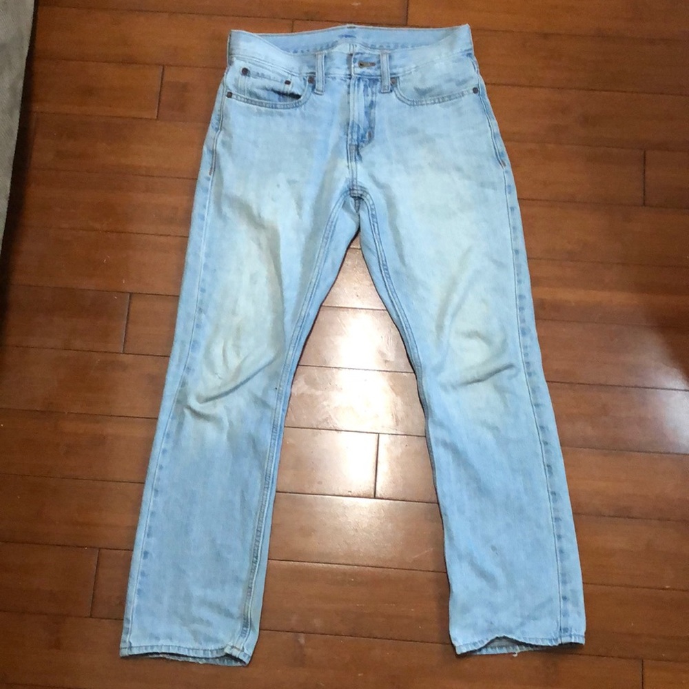 LIGHT WASH DENIM BOOTCUT JEANS